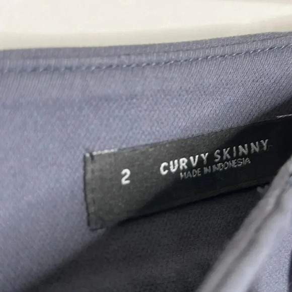 Loft Gray Curvy Skinny Pants - Picture 7 of 10